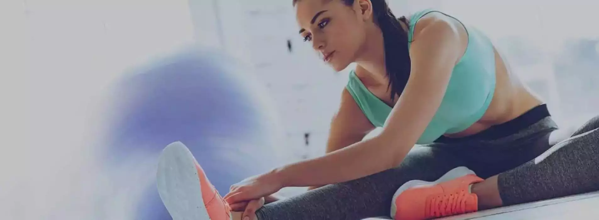 girl doing stretching